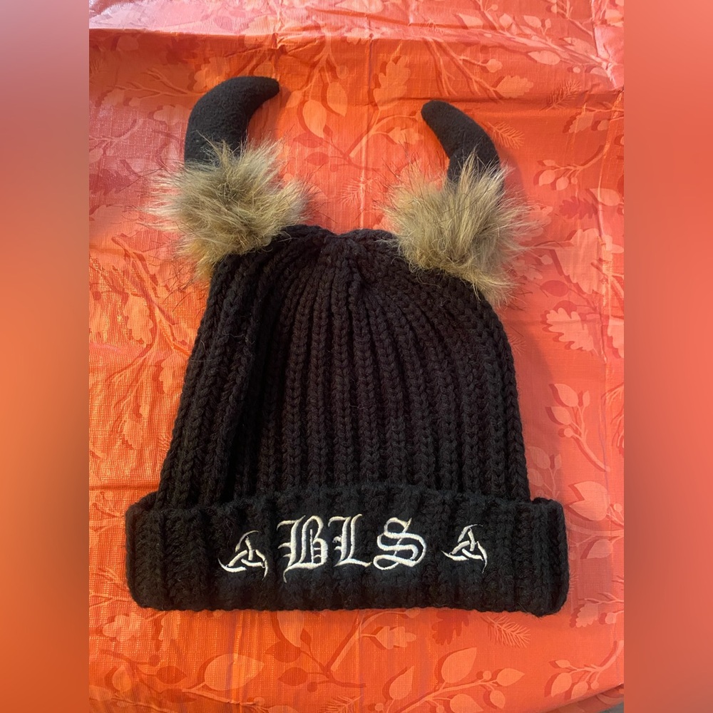 Black label society BLS Viking hat beanie toboggan